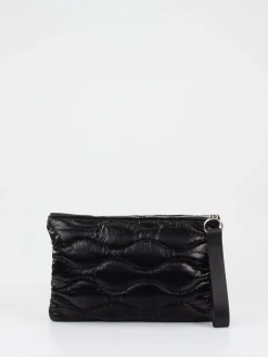 – Clutch aus Textil in glänzend-Blauer Best