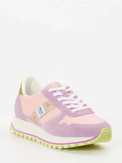 – Sneaker aus Veloursleder in-Blauer Hot