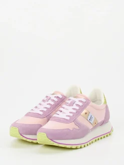 – Sneaker aus Veloursleder in-Blauer Hot