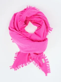 – Fransenschal aus Wolle-Kaschmir in-Blui Discount