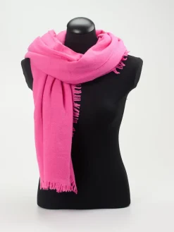 – Fransenschal aus Wolle-Kaschmir in-Blui Discount