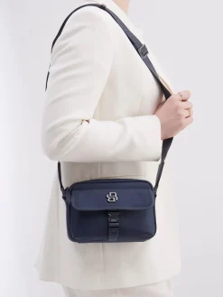 – Crossbody Bag aus recyceltem Textil Dunkel-Boss Hot