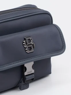 – Crossbody Bag aus recyceltem Textil Dunkel-Boss Hot