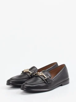 – Loafer aus Kalbleder mit goldener Spange-Boss Clearance