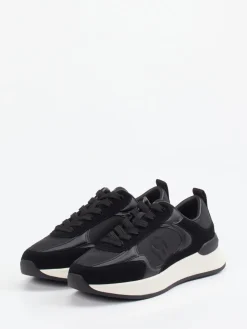 – Low-Top Sneaker aus Velour/Textil-Boss Sale