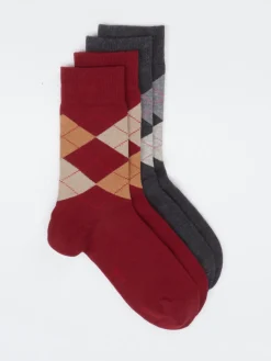 – Freizeitsocken aus Baumwollmix Dunkel-Burlington Outlet