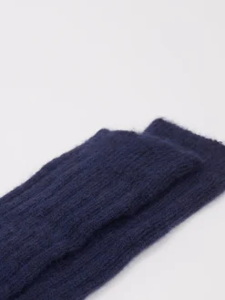 – Kniestrümpfe aus Wolle in Marine-Burlington Best