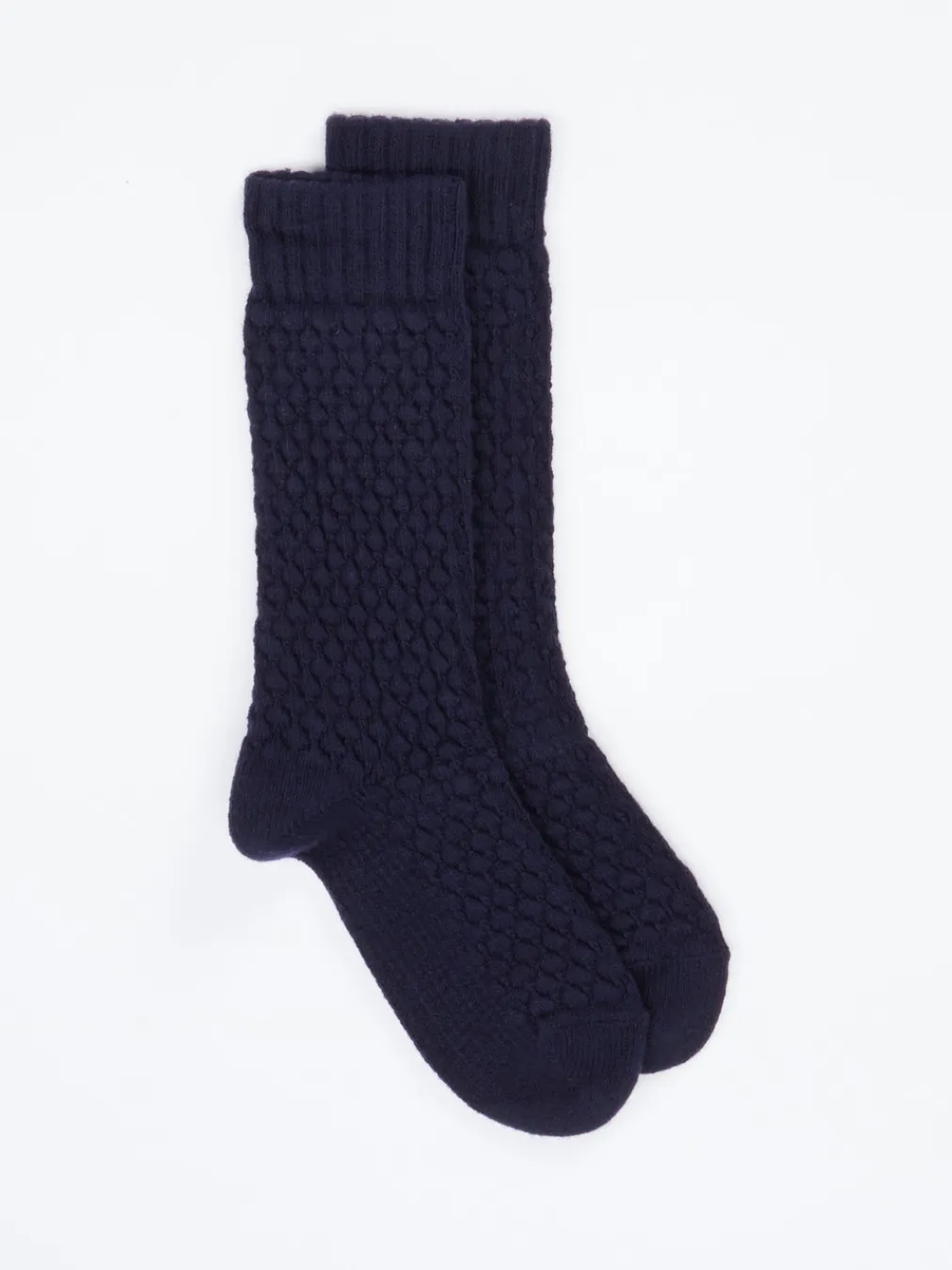 – Stricksocken aus Wolle in Dunkel-Burlington Outlet