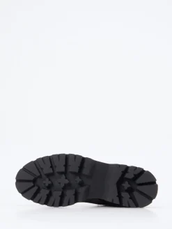 – Schnürboots aus Veloursleder Taupe-CAFèNOIR Sale