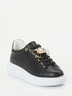 – Sneaker aus Lammleder mit Schmuckdetails-CAFèNOIR Clearance