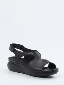 – Keilsandalette aus Kalbleder-Camper Clearance