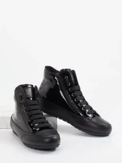 – High-Top Sneaker aus Lackleder-Candice Cooper Discount