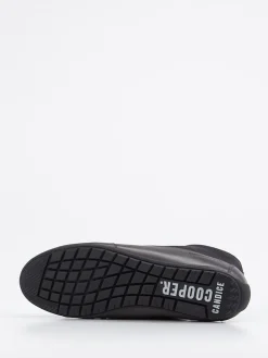 – High-Top Sneaker aus Nubukleder anthrazit-Candice Cooper Clearance