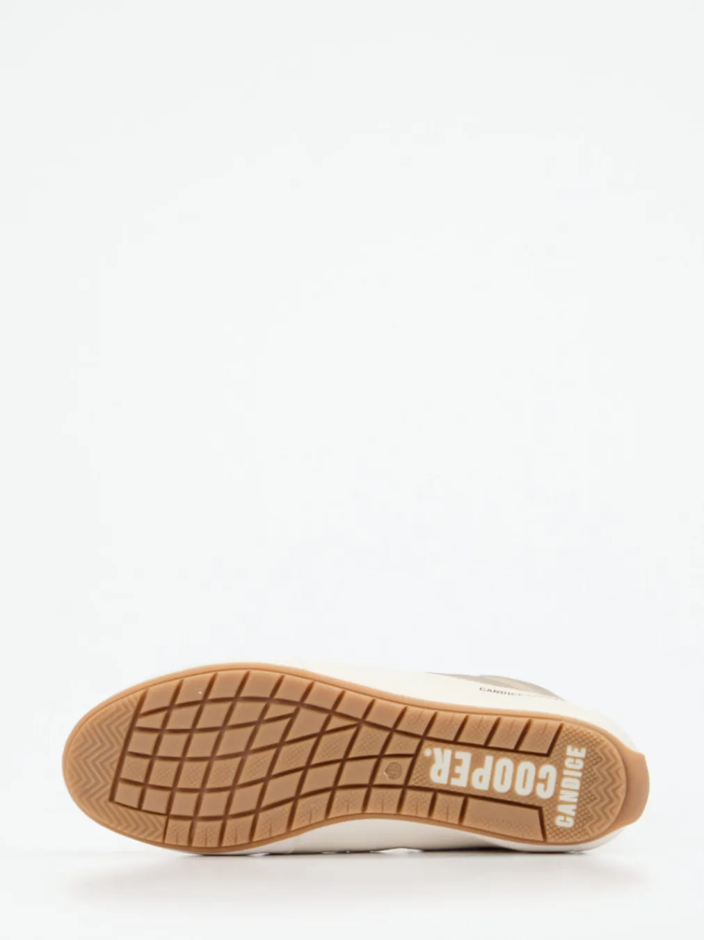 – High-Top Sneaker aus Metallicleder-Candice Cooper Online