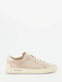 – Low-Top Sneaker aus Lammleder Beige-Candice Cooper New
