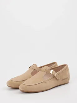 – Mary Janes aus Veloursleder beige-Candice Cooper Best