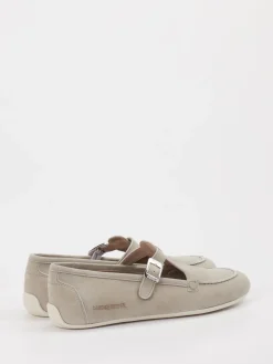 – Mary-Jane-Halbschuh aus Veloursleder-Candice Cooper Hot