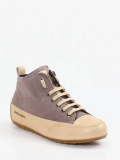 – Mid-Top Sneaker aus Leder taupe-Candice Cooper Discount