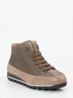 – Schnürboots aus Nubukleder taupefarben-Candice Cooper Sale