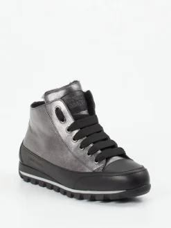 – Schnürboots aus Nubukleder Anthrazit-Candice Cooper Online