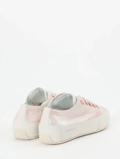 – Sneaker aus geprägtem Leder rosémetallic-Candice Cooper