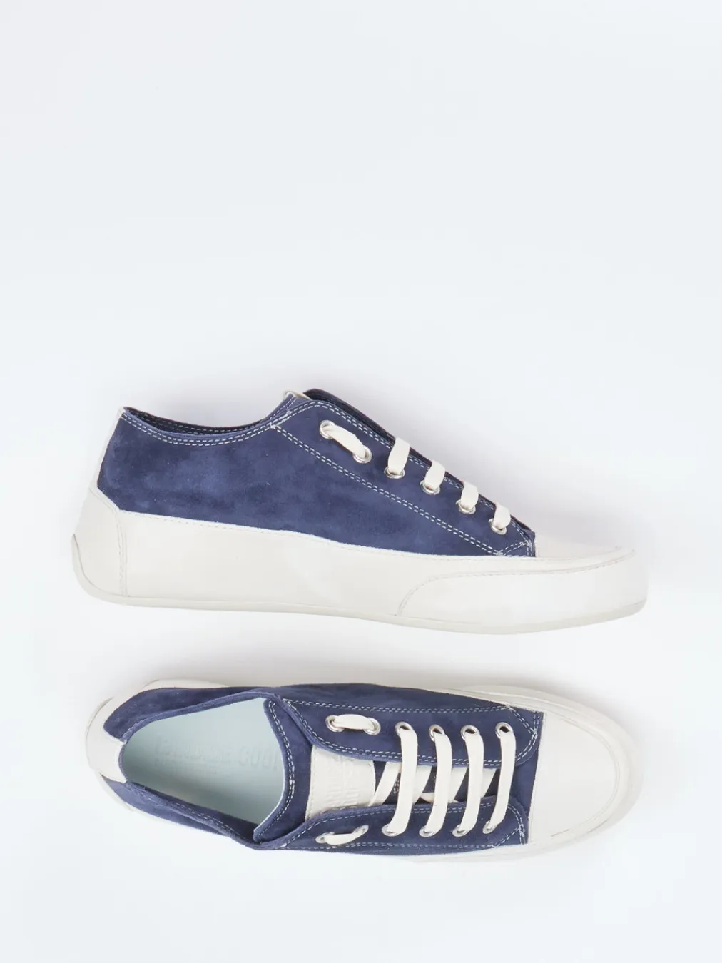 – Sneaker aus Veloursleder Dunkel-Candice Cooper Online