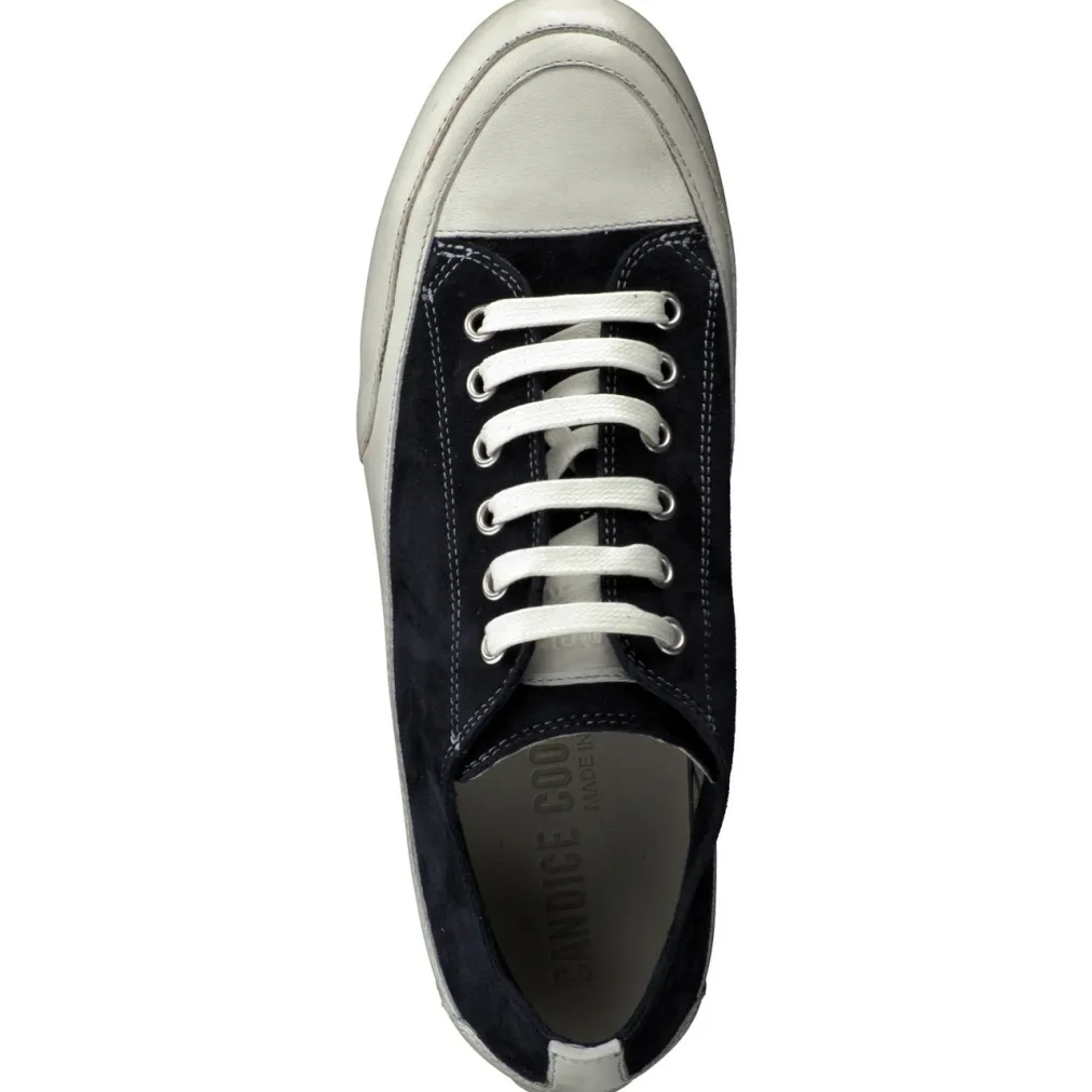 – Sneaker aus Veloursleder Dunkel-Candice Cooper Online