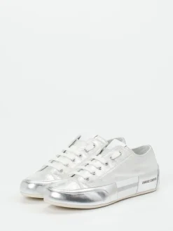 – Sneaker aus Metallicleder-Candice Cooper New