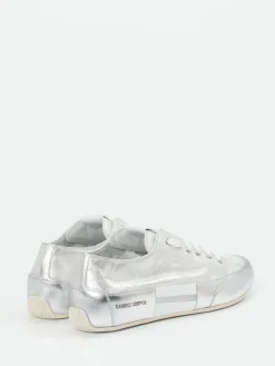– Sneaker aus Metallicleder-Candice Cooper New