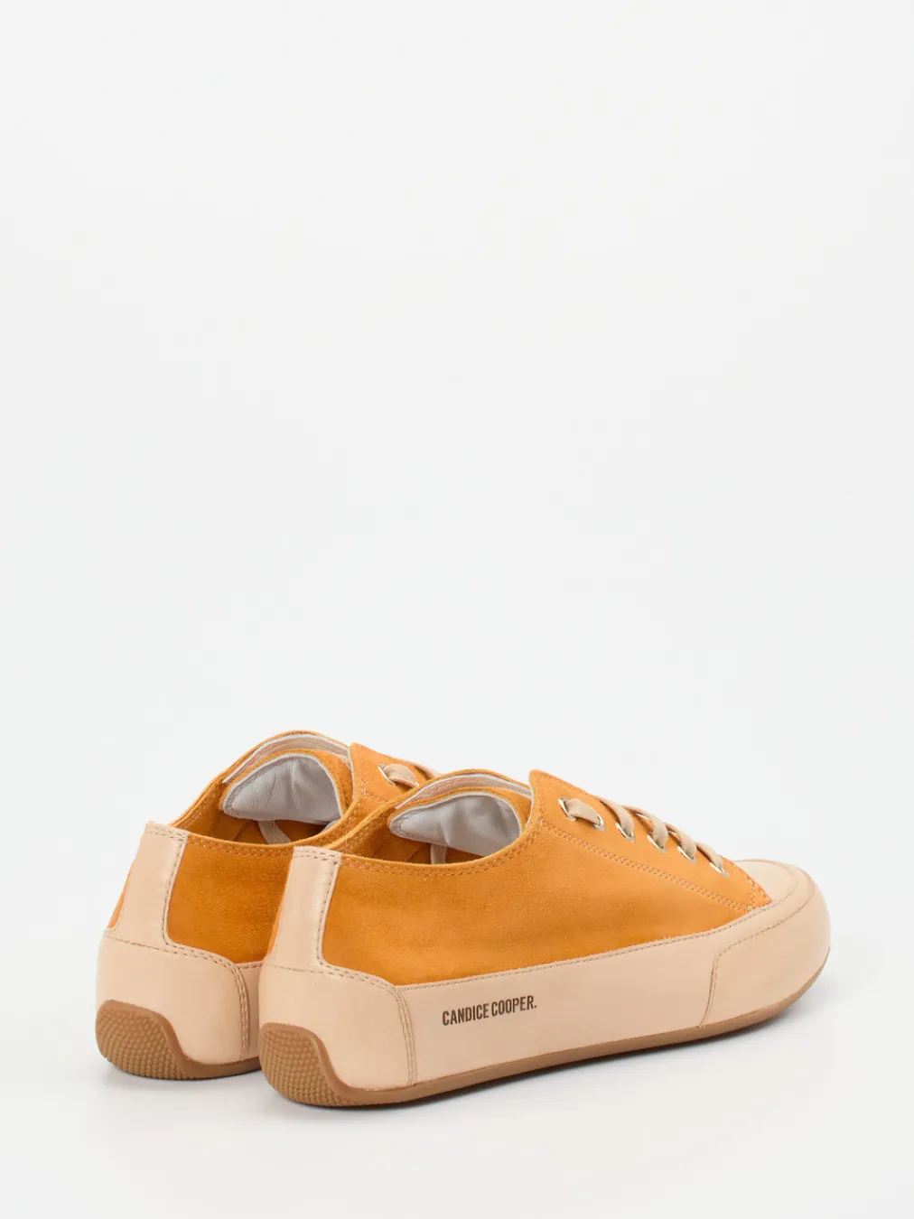 – Sneaker aus Veloursleder Hellbeige-Candice Cooper Discount