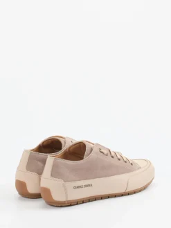 – Sneaker aus Velours- und Glattleder Beige-Candice Cooper New