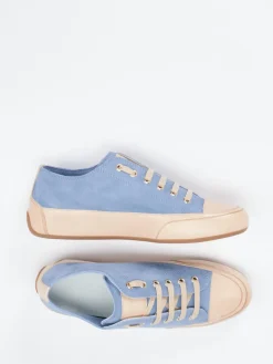 – Sneaker aus Veloursleder in Hell-Candice Cooper Outlet