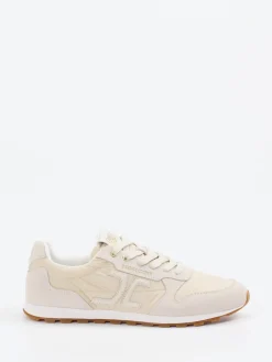 – Sneaker aus Veloursleder und Textil beige-Candice Cooper