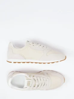 – Sneaker aus Veloursleder und Textil beige-Candice Cooper