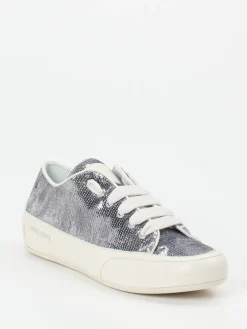 – Sneaker aus Metallic mit Pailletten-Candice Cooper