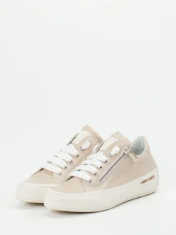 – Sneaker aus Kalbleder in Taupe-Candice Cooper