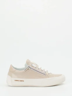 – Sneaker aus Kalbleder in Taupe-Candice Cooper