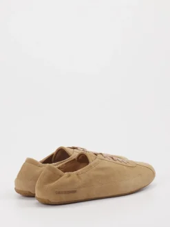 – Sneaker aus Veloursleder beige-Candice Cooper Discount