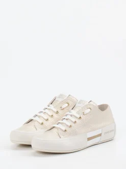 – Sneaker aus Metallicleder champagner-Candice Cooper Online
