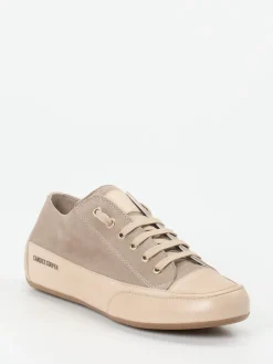 – Sneaker aus Veloursleder in Taupe-Candice Cooper New