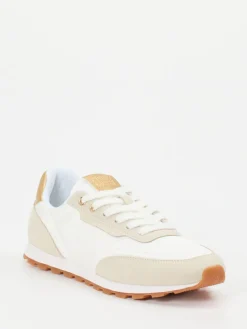 – Sneaker aus Veloursleder und Textil Offwhite-Candice Cooper