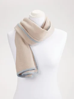 – Schal aus Feinstrick in Beige-Cashmere Blues Clearance