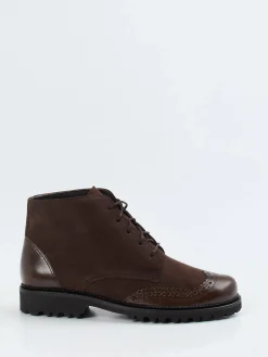 – Brogue-Boots aus Veloursleder-Christian Dietz Outlet