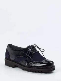 – Brogues aus Lackleder und Veloursleder-Christian Dietz Outlet