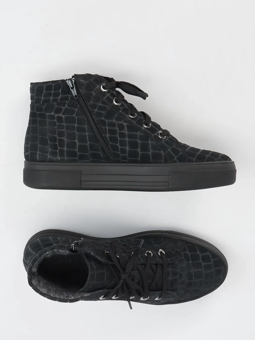 – High-Top Sneaker aus Veloursleder-Christian Dietz Best