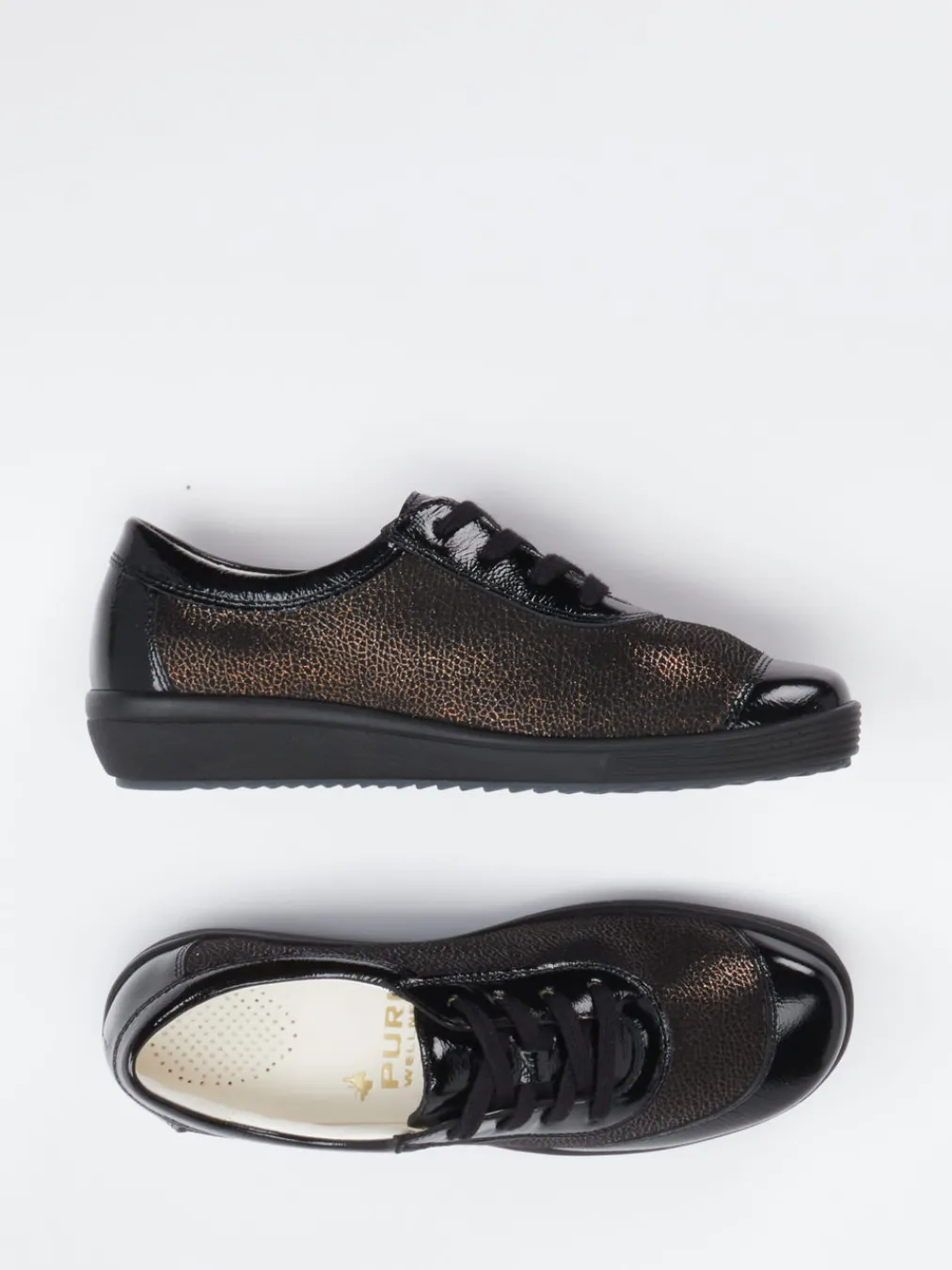 – Komfort-Schnürschuh aus Stretch-Lackleder-Christian Dietz Best