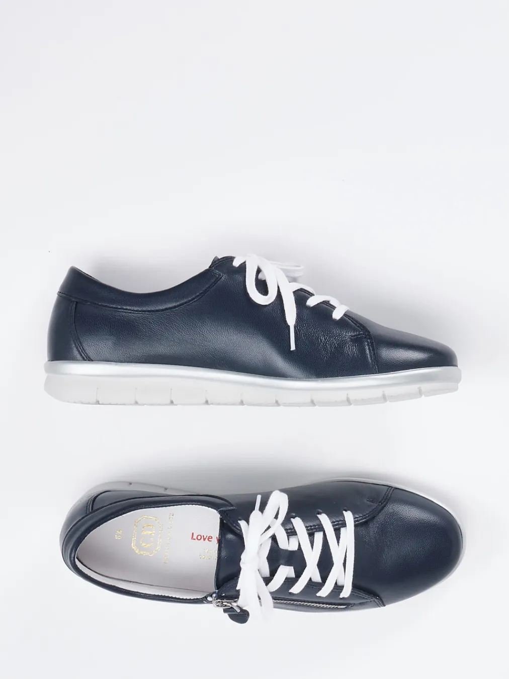 – Komfort-Sneaker aus Kalbleder Dunkel-Christian Dietz Clearance