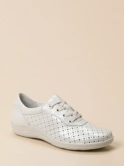 – Komfort-Sneaker aus Metallicleder-Christian Dietz Online