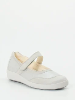 – Mary Janes aus Stretchleder hellgrau-Christian Dietz Outlet
