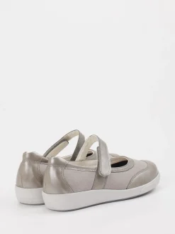– Mary Janes aus Stretchleder silbergrau-Christian Dietz New